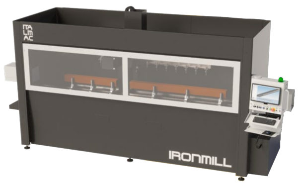 Saw steel profiles with the WEGOMA sawing center IRONMILL